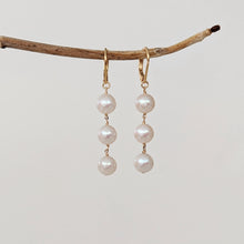 Load image into Gallery viewer, Adela Japanese Seawater Pearls Earrings