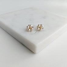 Load image into Gallery viewer, Alisa Clover Pearls Earrings