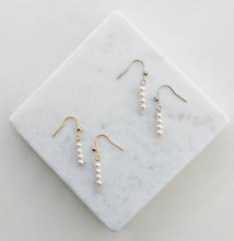 Load image into Gallery viewer, Basia Dangling Pearls Earrings