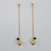 Load image into Gallery viewer, Layla Gold Artichoke Drop Earrings