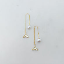 Load image into Gallery viewer, Alisa Mermaid with Freshwater Pearl Earrings