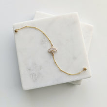 Load image into Gallery viewer, Bella Fan Shape Cut CZ Diamond Bracelet