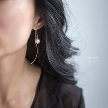 Load image into Gallery viewer, Sophia Swarovski Crystal Pearl Earrings