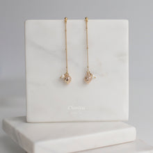 Load image into Gallery viewer, Layla Gold Artichoke Drop Earrings