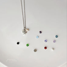 Load image into Gallery viewer, Gracie Silver Heart w/ Swarovski Crystal Necklace