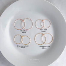 Load image into Gallery viewer, Elva Carved Hoop Earrings