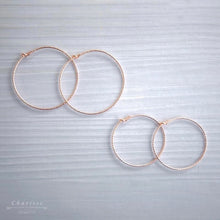 Load image into Gallery viewer, Elva Carved Hoop Earrings