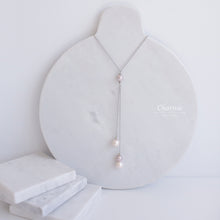 Load image into Gallery viewer, Cassidy Lavender Japanese Marshmallow Pearls Necklace