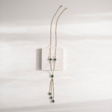 Load image into Gallery viewer, Naomi Jade & Japanese Freshwater Pearl Necklace