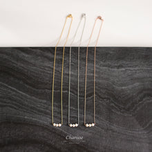 Load image into Gallery viewer, Abigail Triple Natural Pearl Combo Necklace