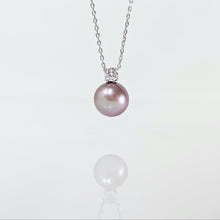 Load image into Gallery viewer, April Violet Japanese Seawater Pearl Necklace