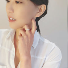 Load image into Gallery viewer, Amanda Japanese Seawater Pearl Little Crown Princess Ring