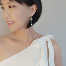 Load image into Gallery viewer, Alisa Mermaid with Freshwater Pearl Earrings