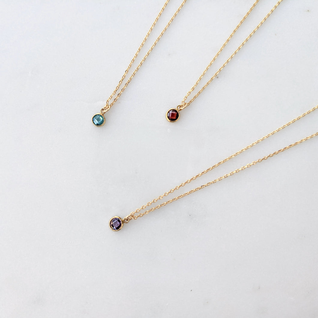 Anni Colourful Diamond Gems Necklace