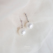Load image into Gallery viewer, Rosalyn Japanese Marshmallow Pearl Earrings
