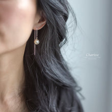 Load image into Gallery viewer, Sophia Swarovski Crystal Pearl Earrings
