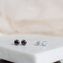 Load image into Gallery viewer, Tina Round CZ Diamond Earring
