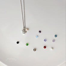 Load image into Gallery viewer, Gracie Silver Heart w/ Swarovski Crystal Necklace
