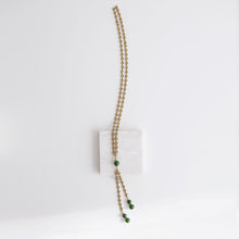 Load image into Gallery viewer, Debby Classical Green Jade Long Necklace
