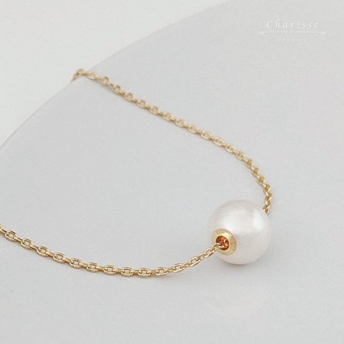 Alma Japanese Saltwater Pearl Necklace
