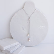 Load image into Gallery viewer, Cassidy Lavender Japanese Marshmallow Pearls Necklace
