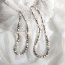 Load image into Gallery viewer, Jenna Swarovski Crystal Pearls Necklace
