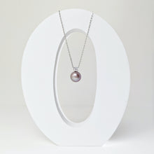 Load image into Gallery viewer, April Violet Japanese Seawater Pearl Necklace
