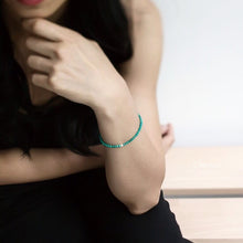 Load image into Gallery viewer, Phoebe Turquoise w/ Japanese Freshwater Pearl Bracelet
